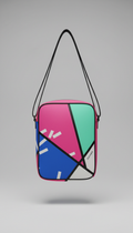 Electric Pink Graphic Crossbody Bag